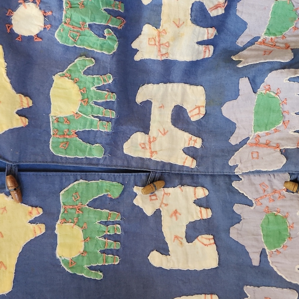 Vintage Quilt Colorful Animal  Jacket - Picture 5 of 7